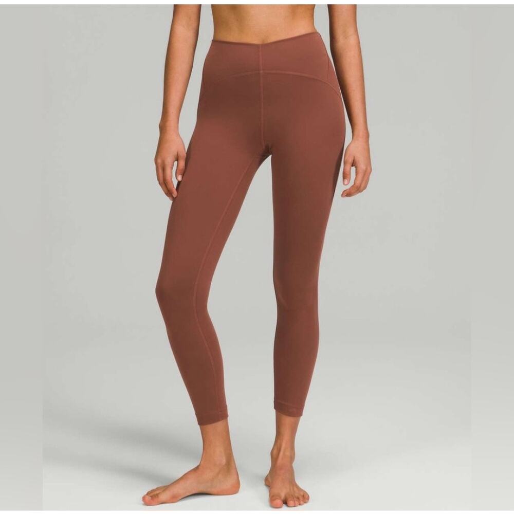 Lululemon InStill High-Rise Tight 25" Size 6 Ancient Copper Yoga Athleisure